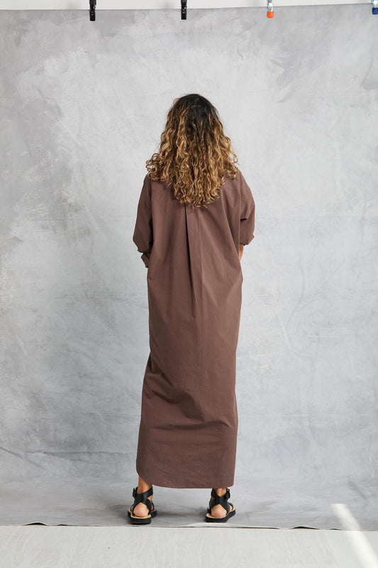 Diana Wrap Dress - Cocoa
