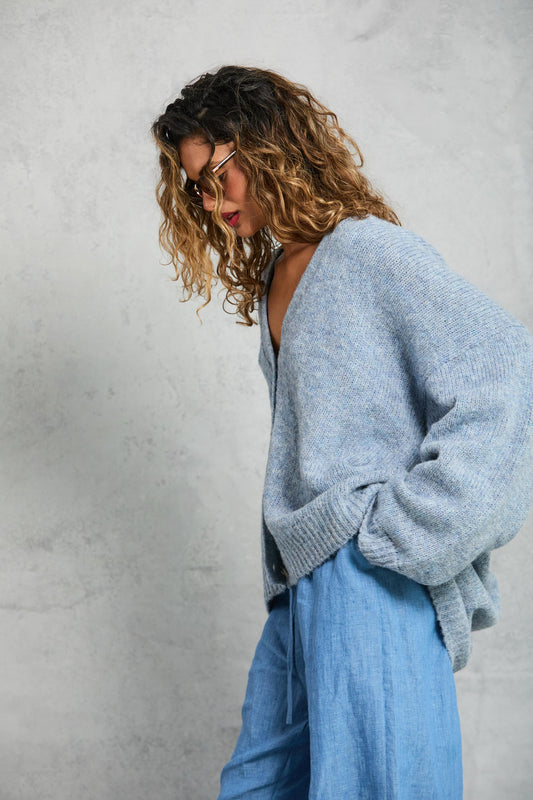 Drew Cardigan in Sky