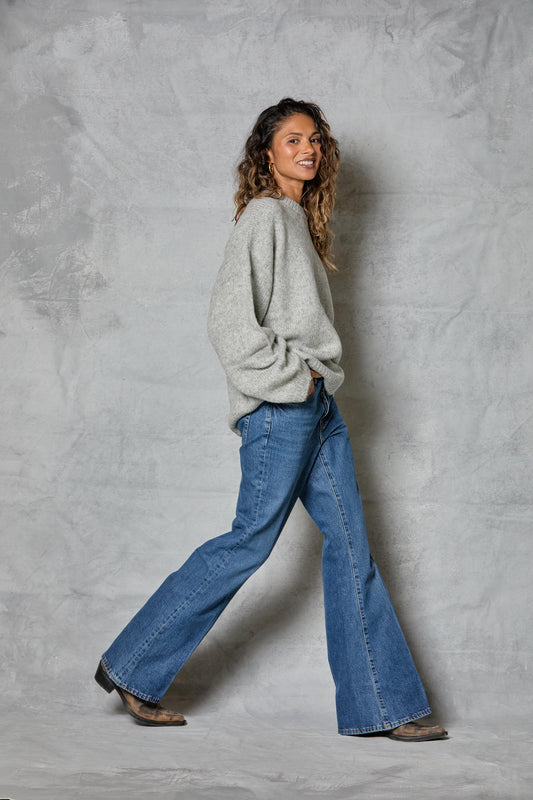 Boyfriend Sweater in Heather