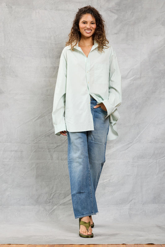 Repeat Shirt in Cotton Mint