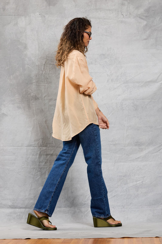 Slim Repeat Shirt in Nude