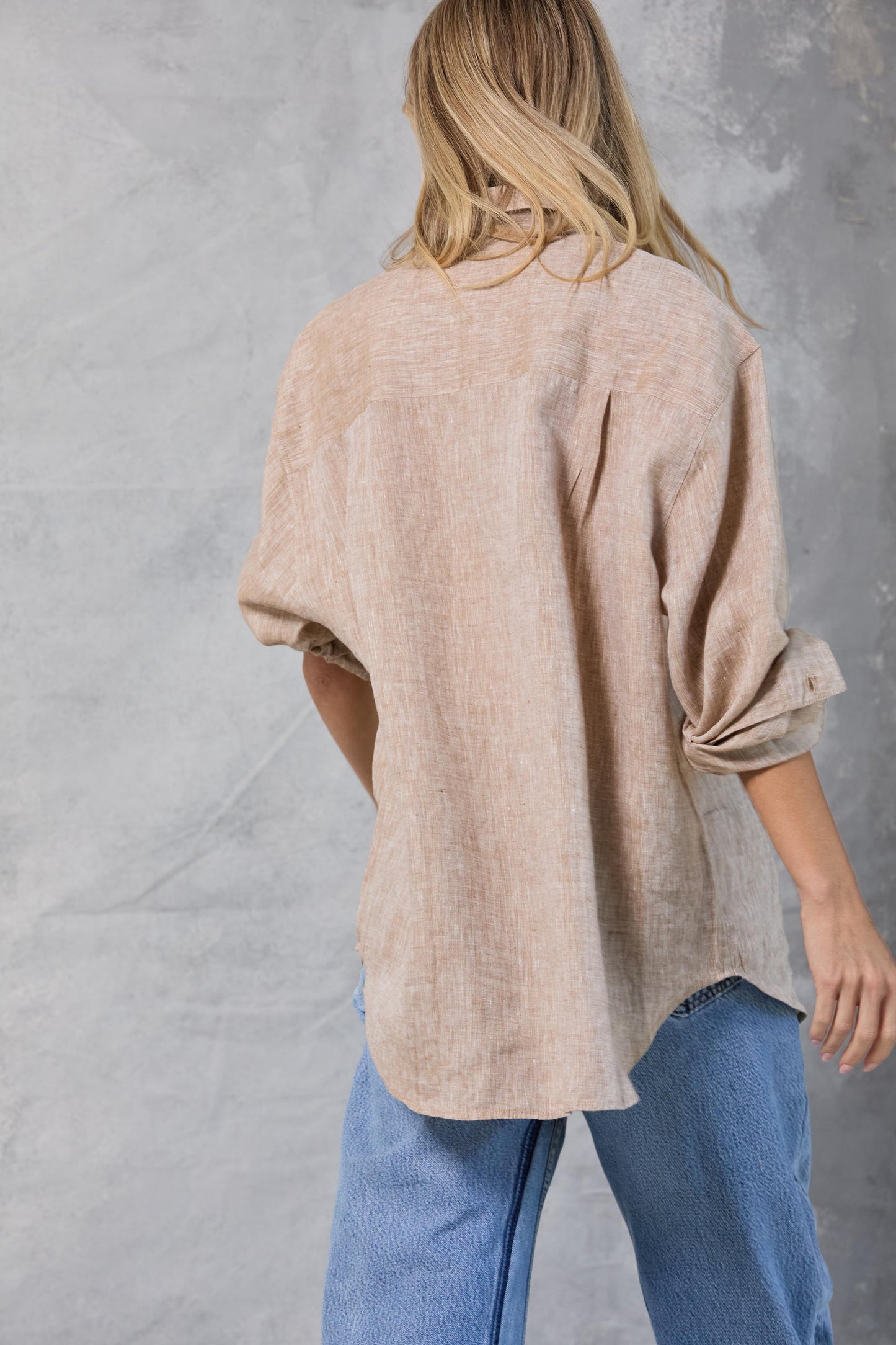 SAMPLE Repeat Shirt in Linen Cotton