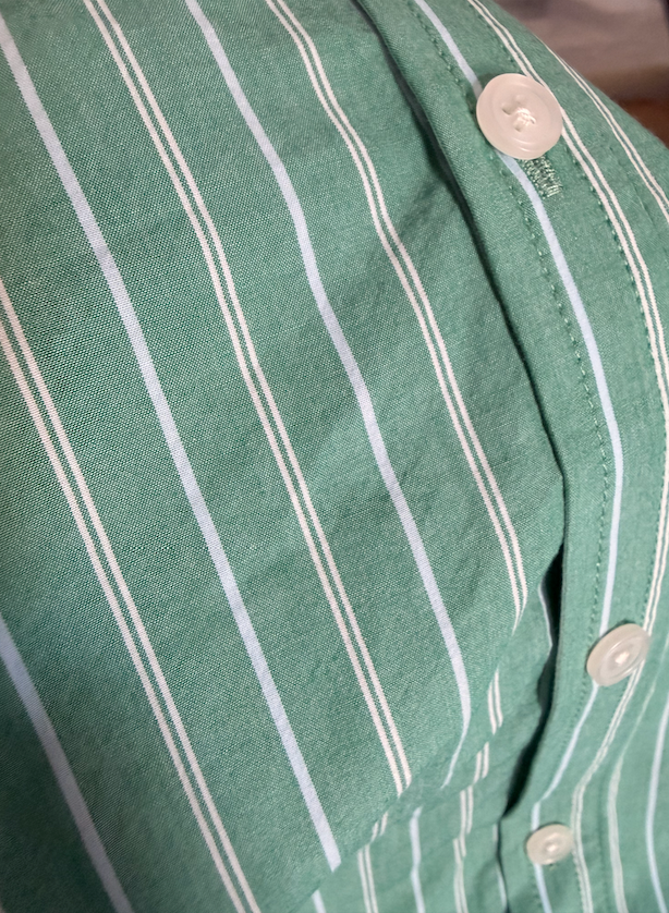 SAMPLE Repeat Shirt in Palm Stripe