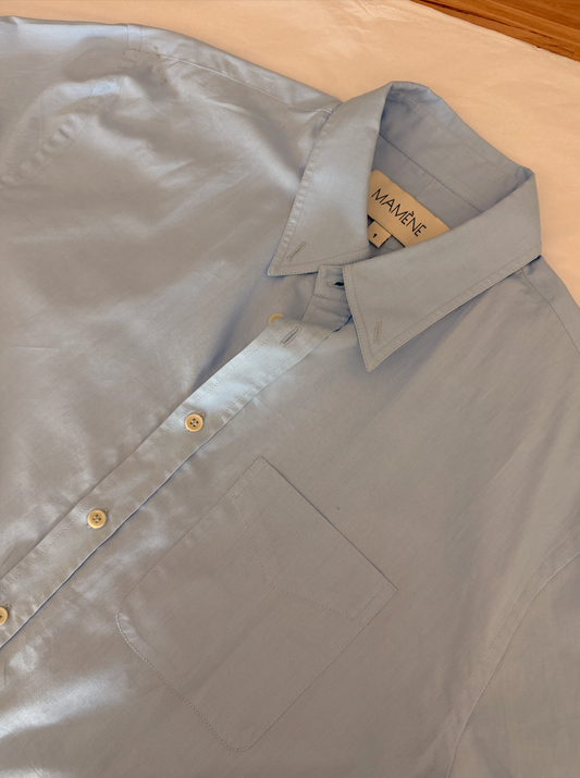 SAMPLE Slim Repeat Shirt in Lt Blue