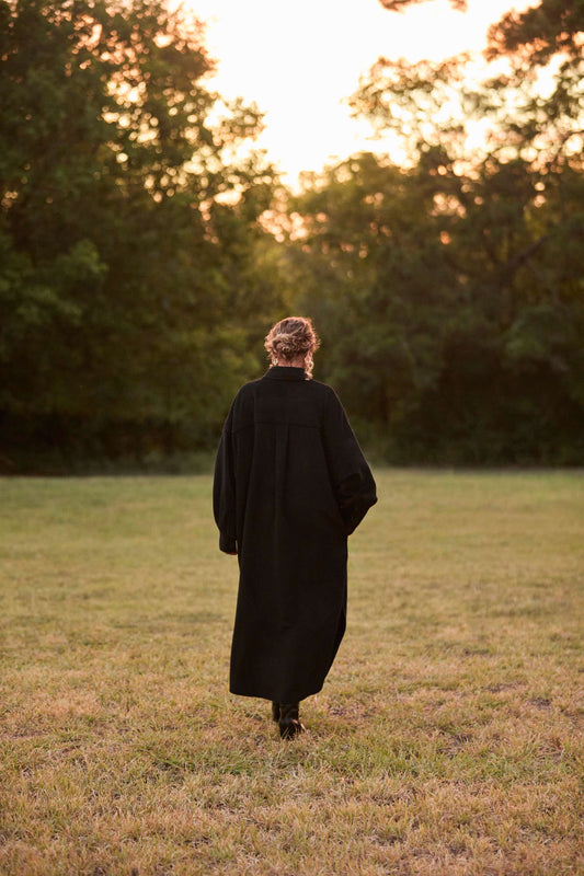 Phoebe Jacket in Wool - Black