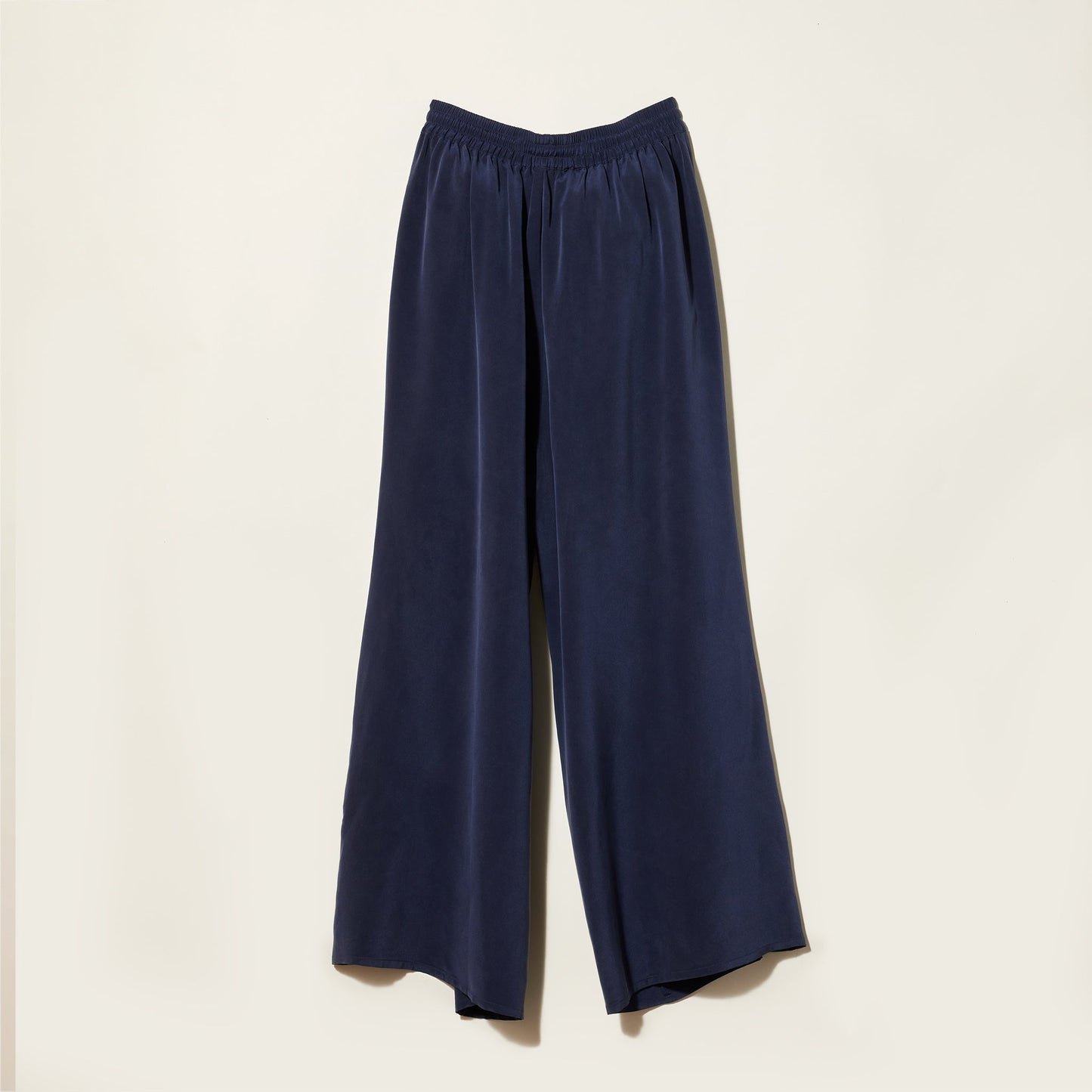 Sand Washed Silk Pant - Indigo - MAMÈNE