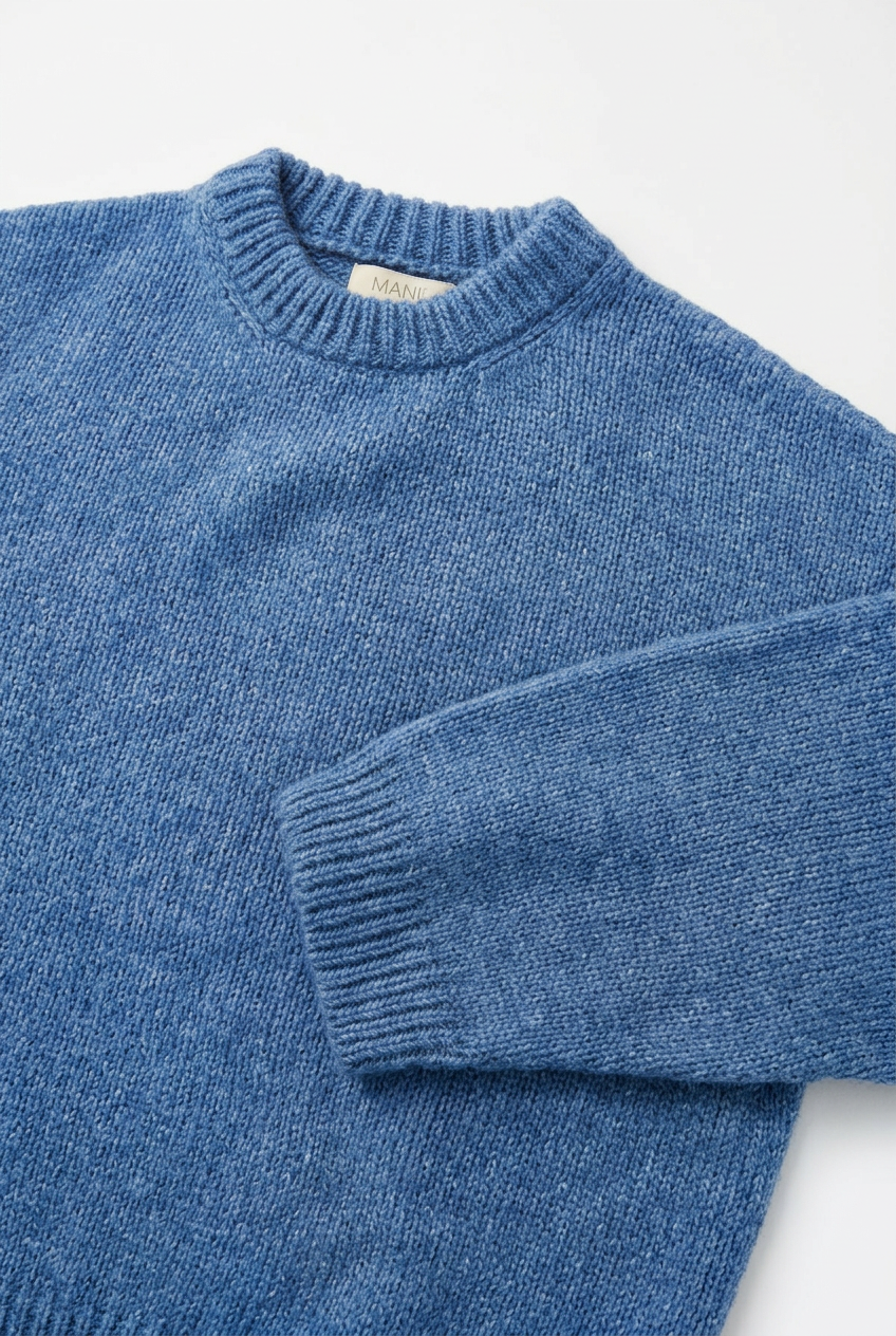 SAMPLE Boyfriend Sweater in Denim