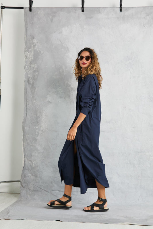 Diana Wrap Dress - Navy
