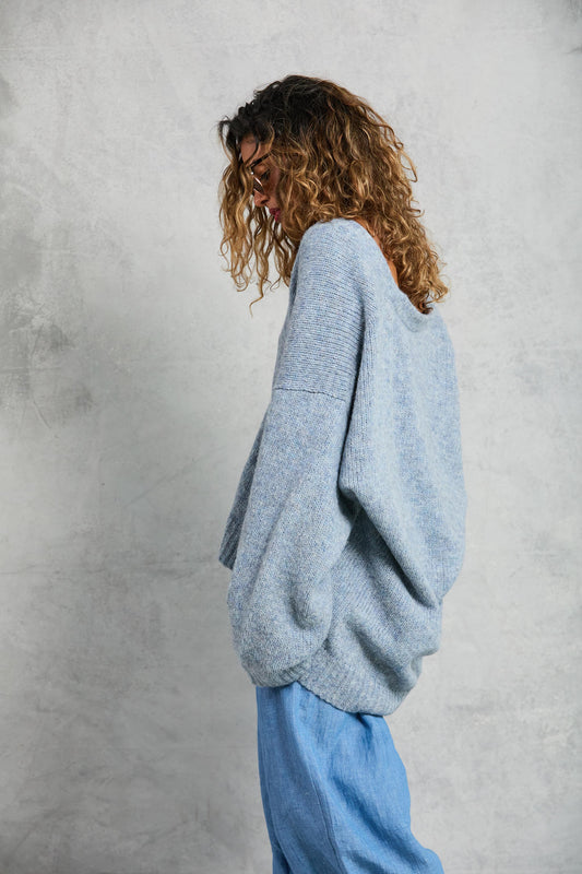 Drew Cardigan in Sky