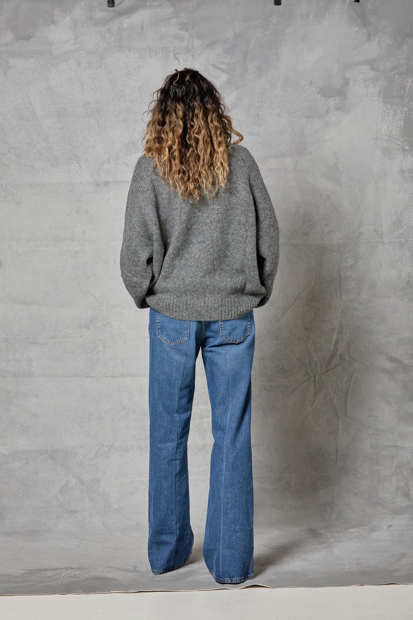 Boyfriend Sweater in Charcoal