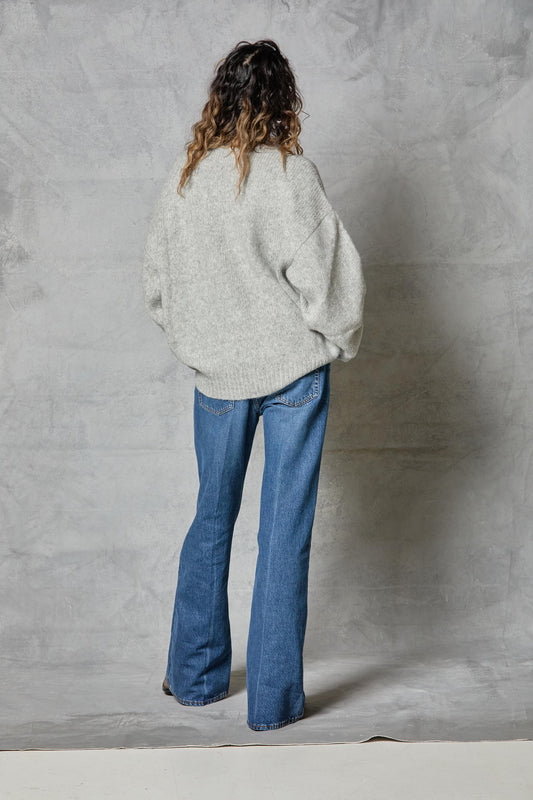 Boyfriend Sweater in Heather