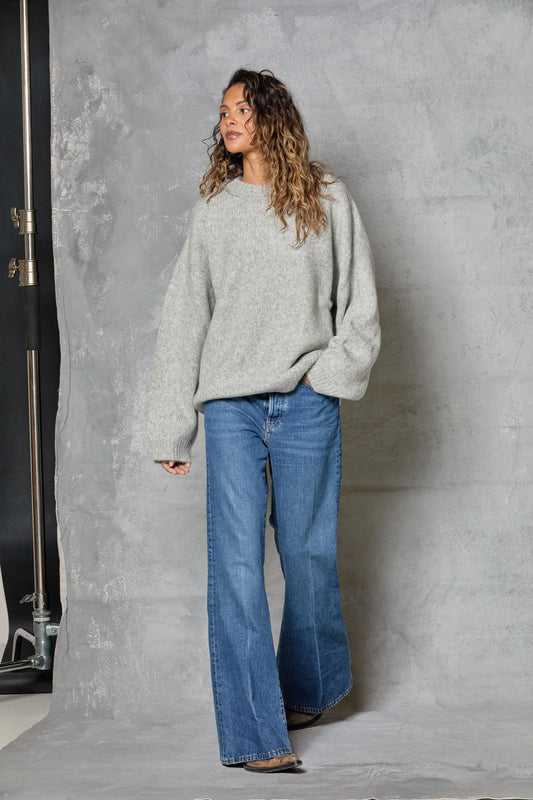 Boyfriend Sweater in Heather