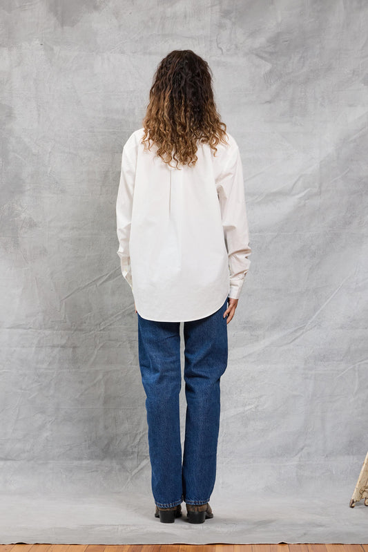 Slim Repeat Shirt in White