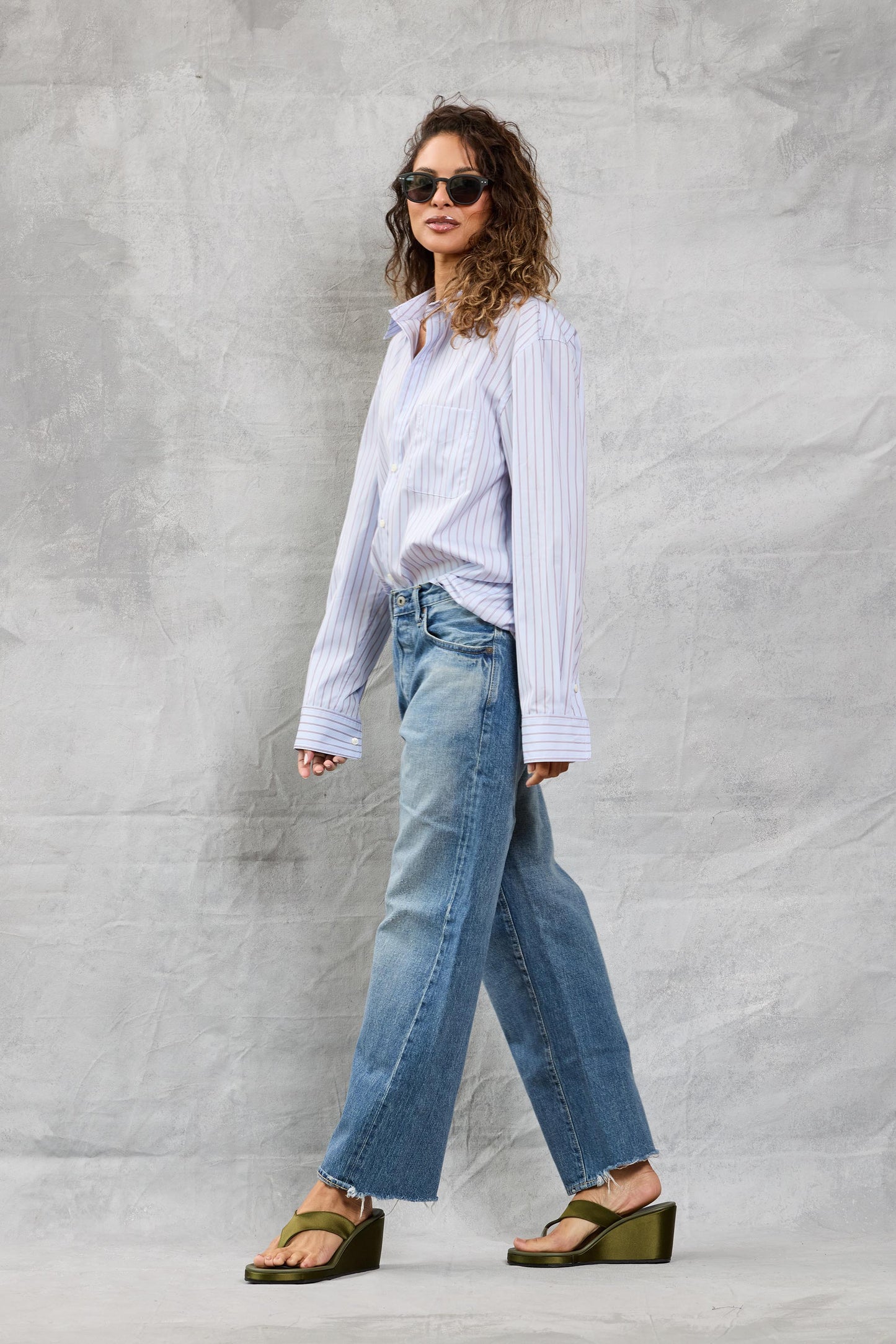 Repeat Shirt in Nautical Stripe