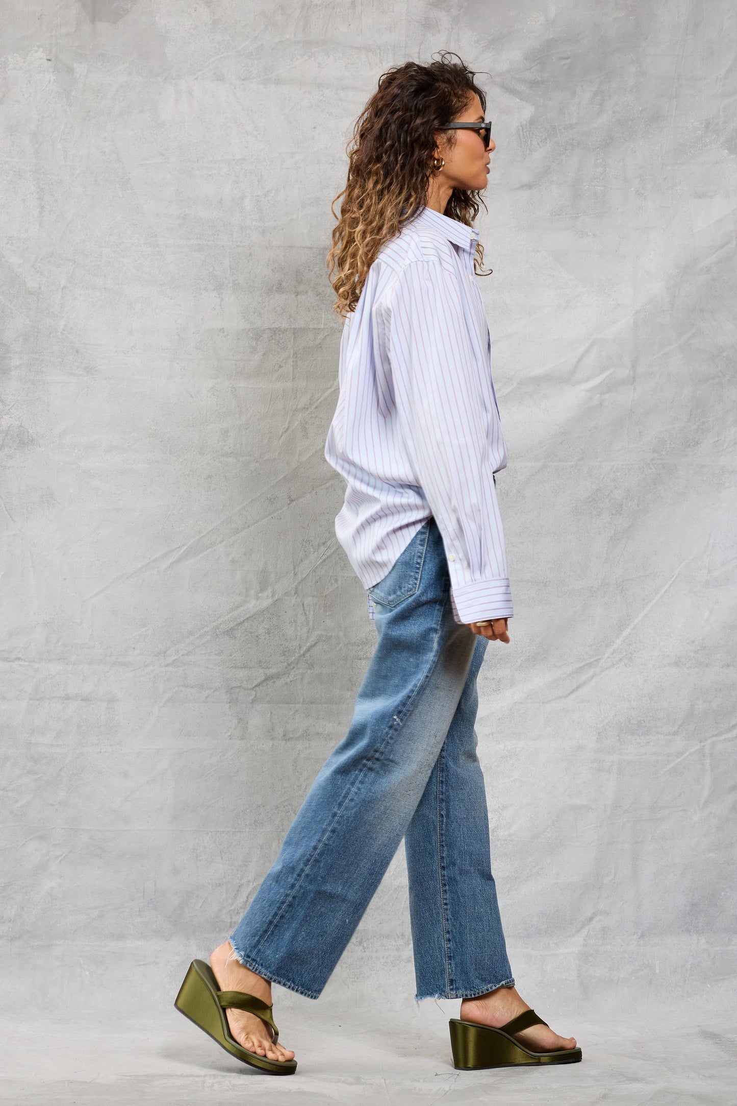 Repeat Shirt in Nautical Stripe