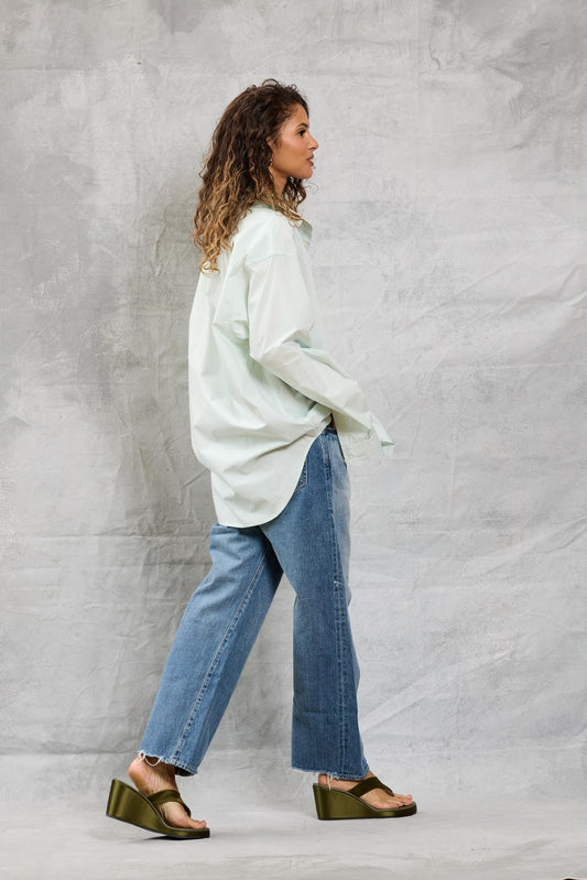 Repeat Shirt in Cotton Mint