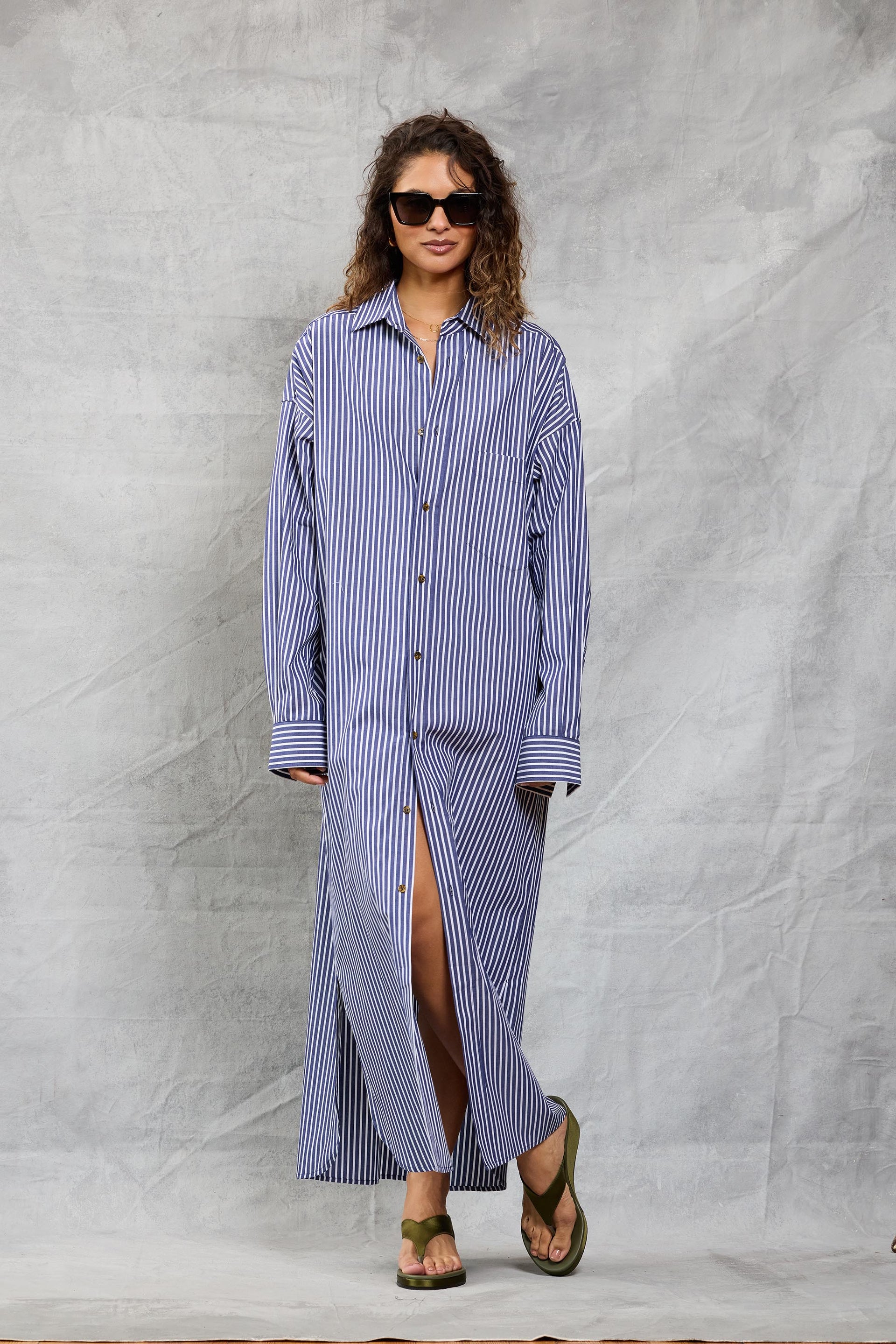 mamene shirt dress MAMENE Florence Shirt Dress - White