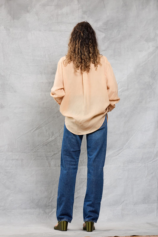 Slim Repeat Shirt in Nude