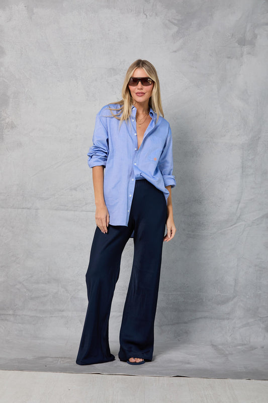 Slim Repeat Shirt in Oxford