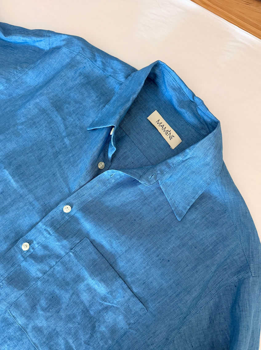 SAMPLE Repeat Shirt in Linen Chambray