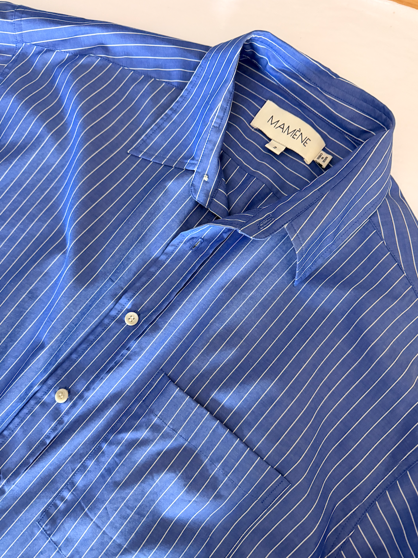 SAMPLE Repeat Shirt in Royal Stripe