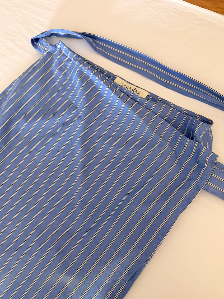 SAMPLE Tennis Skirt in Peri Stripe