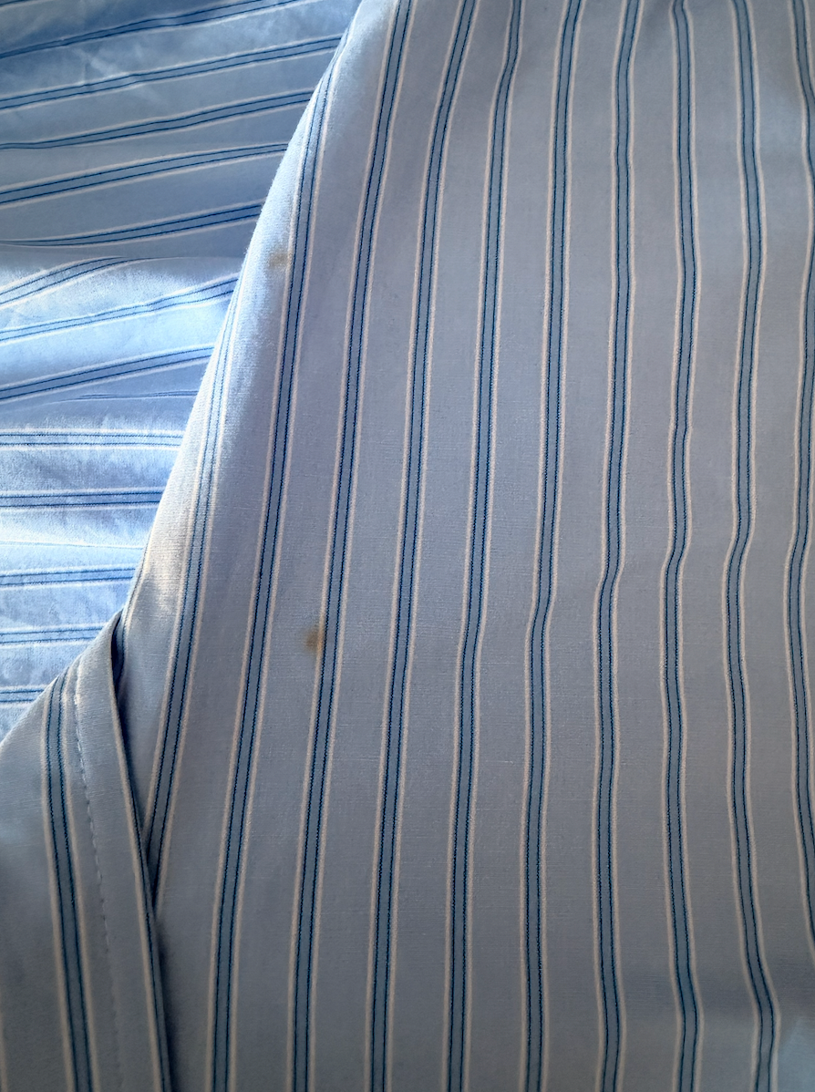 SAMPLE Phoebe Shirt Dress Aqua Stripe