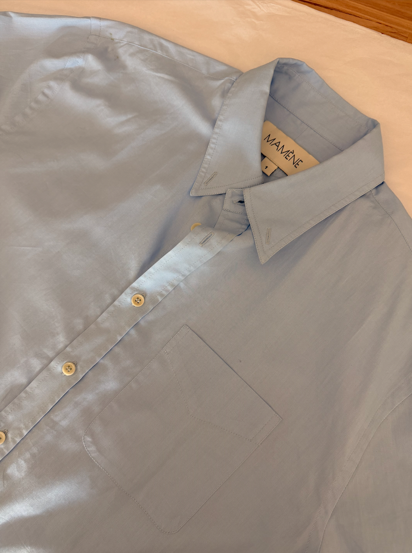 SAMPLE Slim Repeat Shirt in Lt Blue