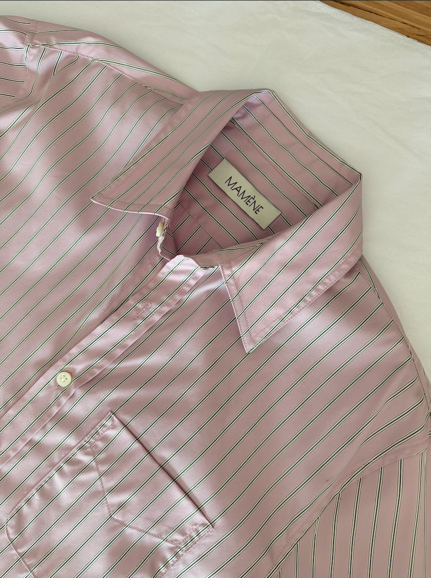 SAMPLE Slim Repeat Shirt in Pink Stripe