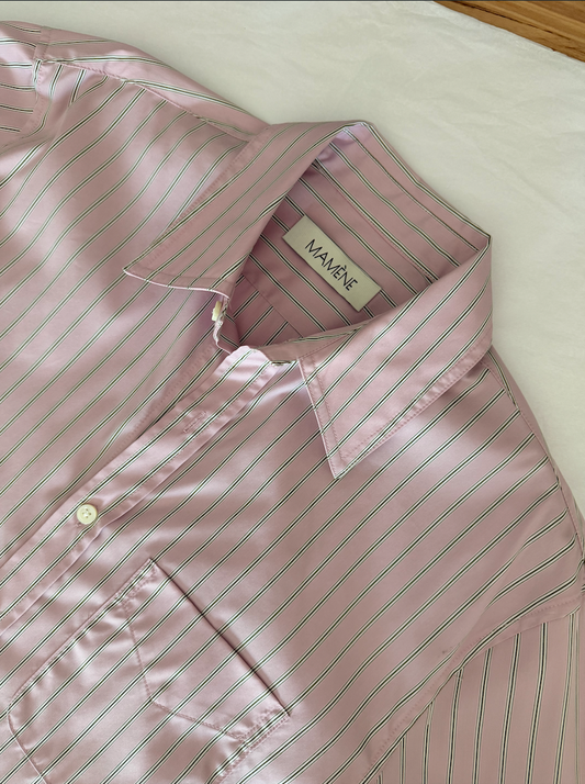 SAMPLE Slim Repeat Shirt in Pink Stripe