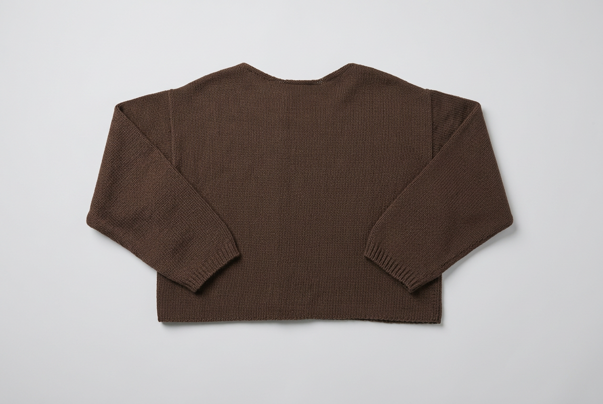 SAMPLE Winona Reversible Sweater in Cocoa