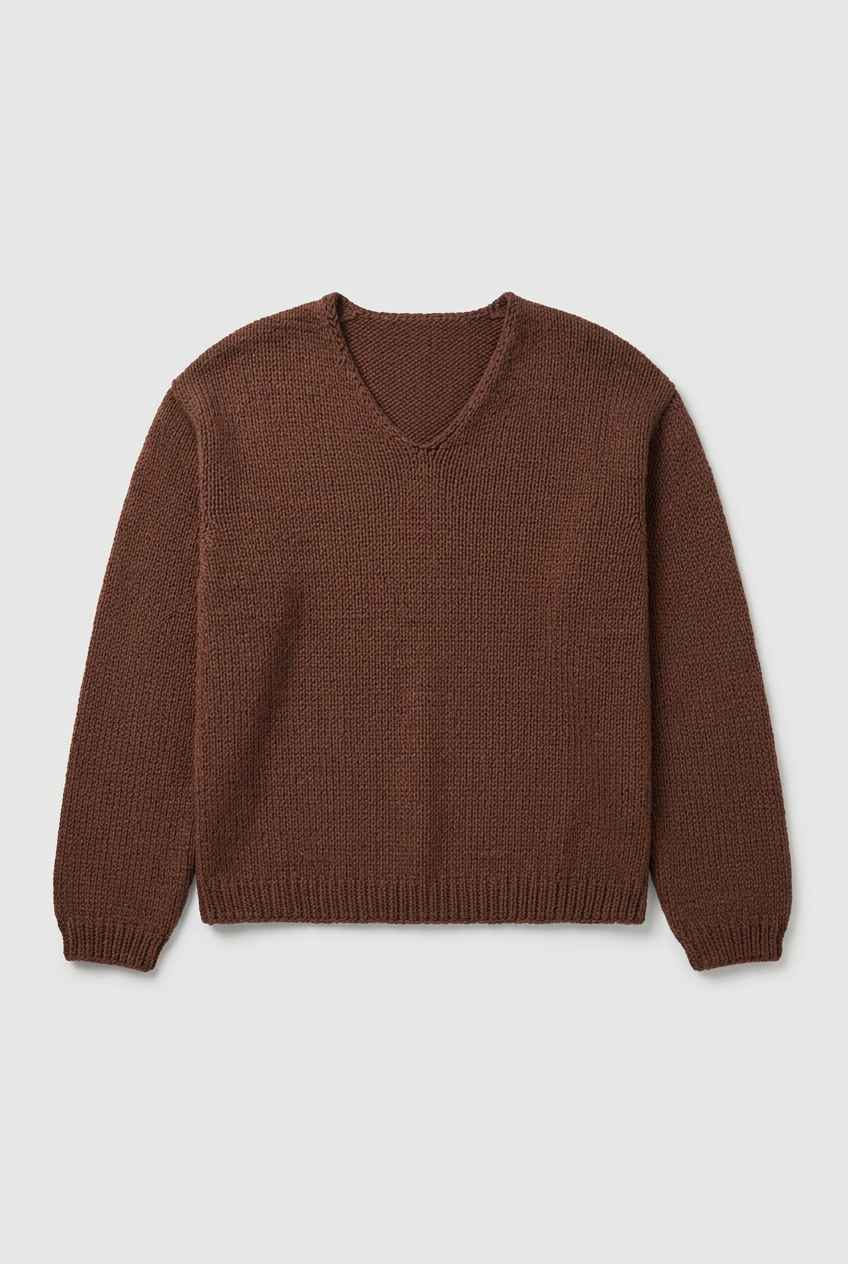 SAMPLE Winona Reversible Sweater in Cocoa