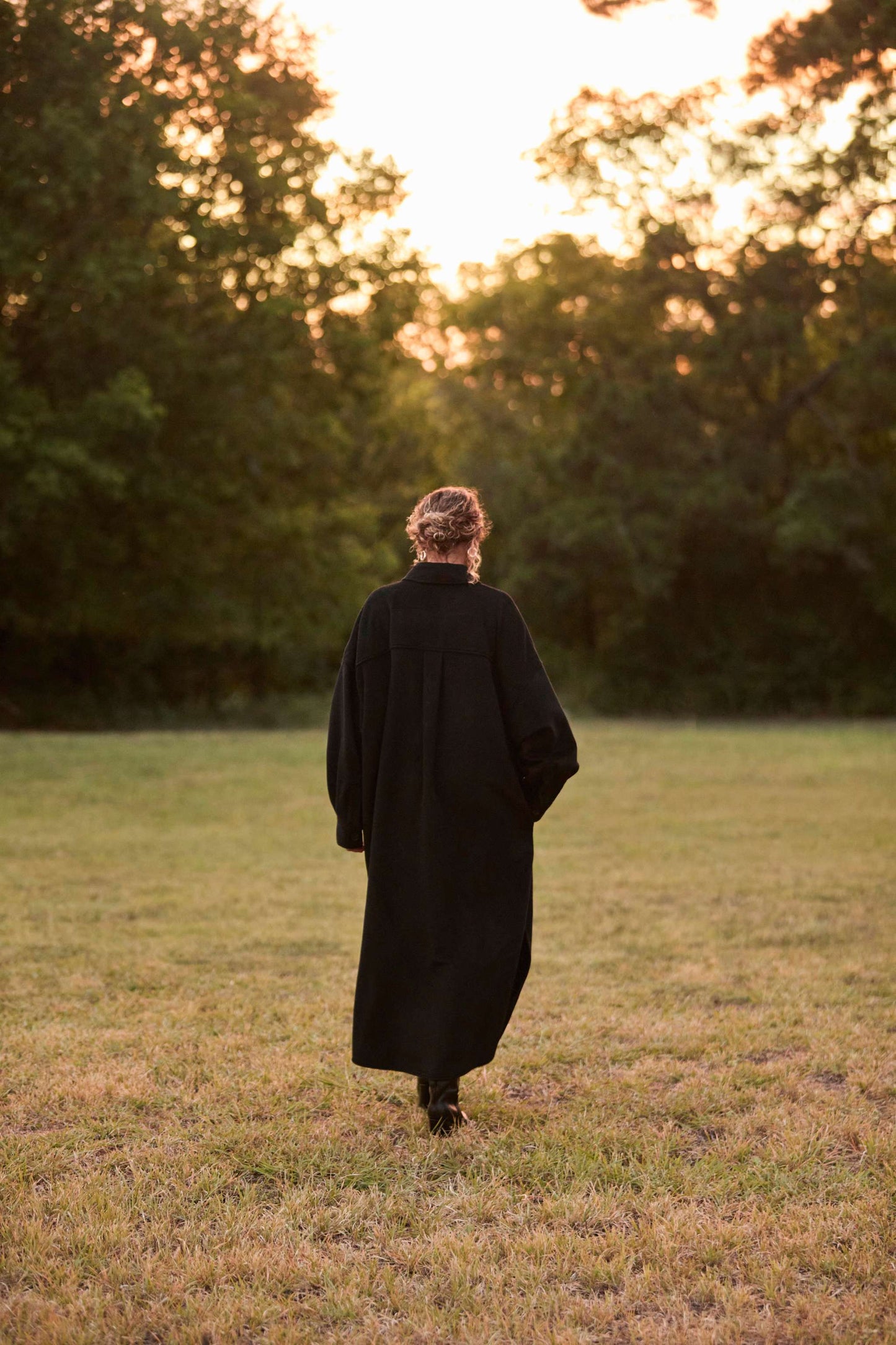 Phoebe Jacket in Wool - Black